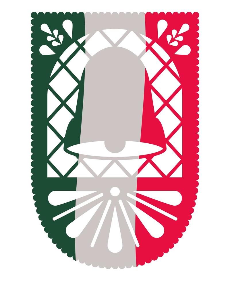 diseño de guirnalda de campana vector