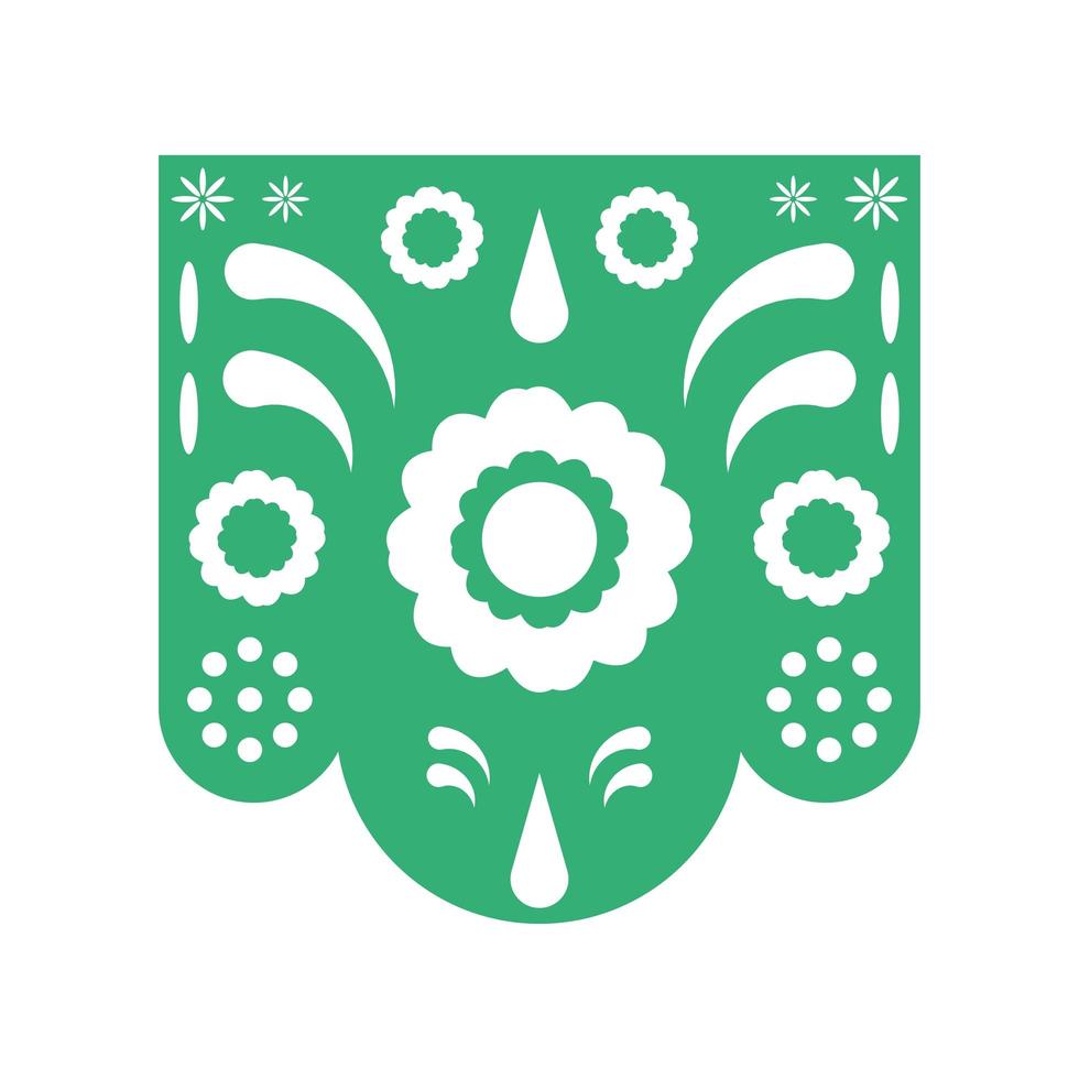 green pendant decoration vector