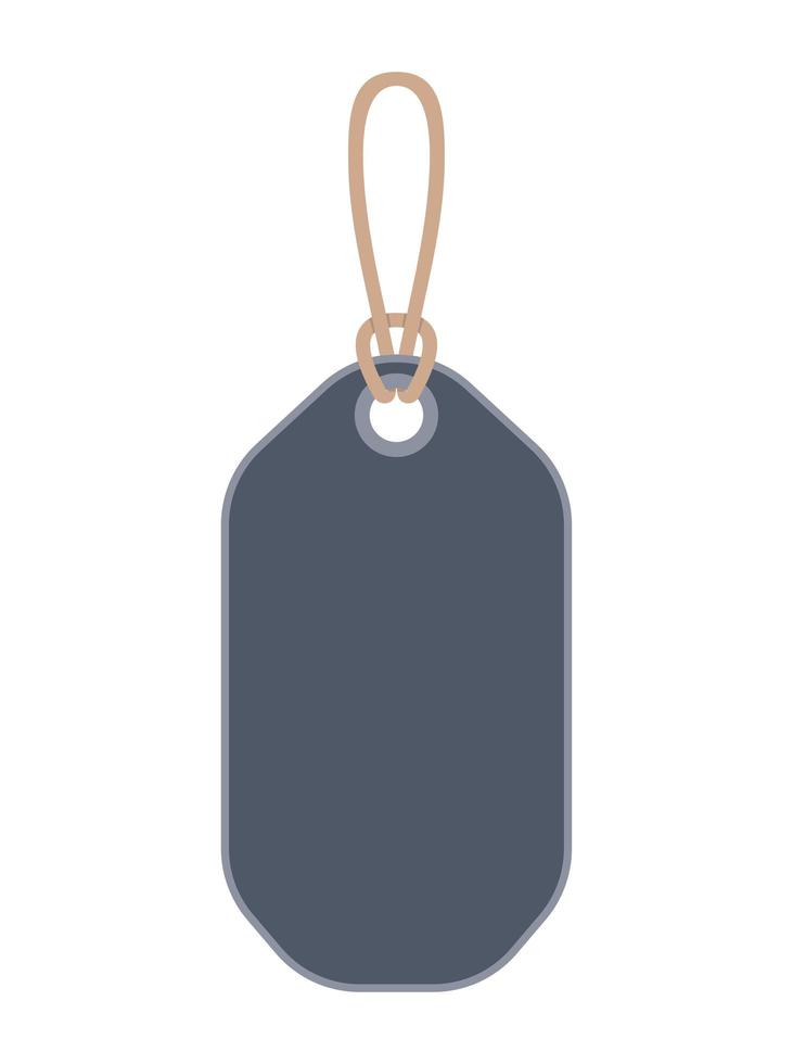 pale blue tag vector