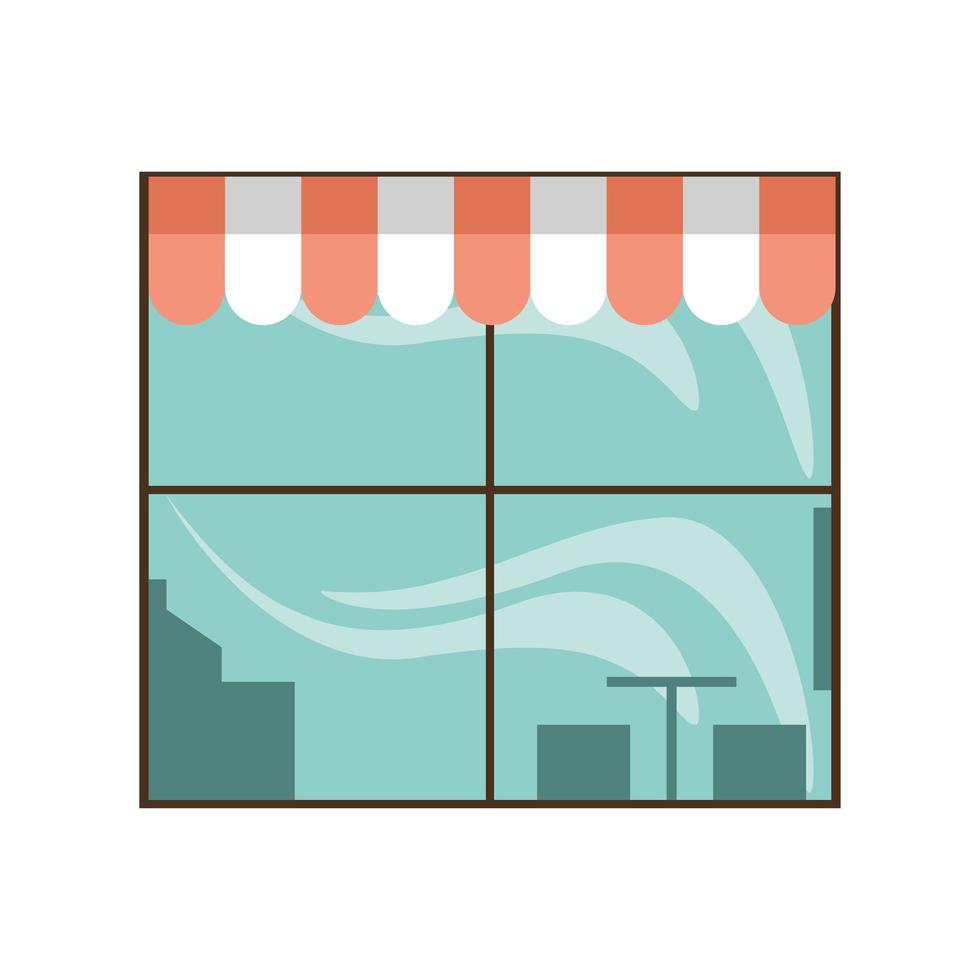 store front view vector