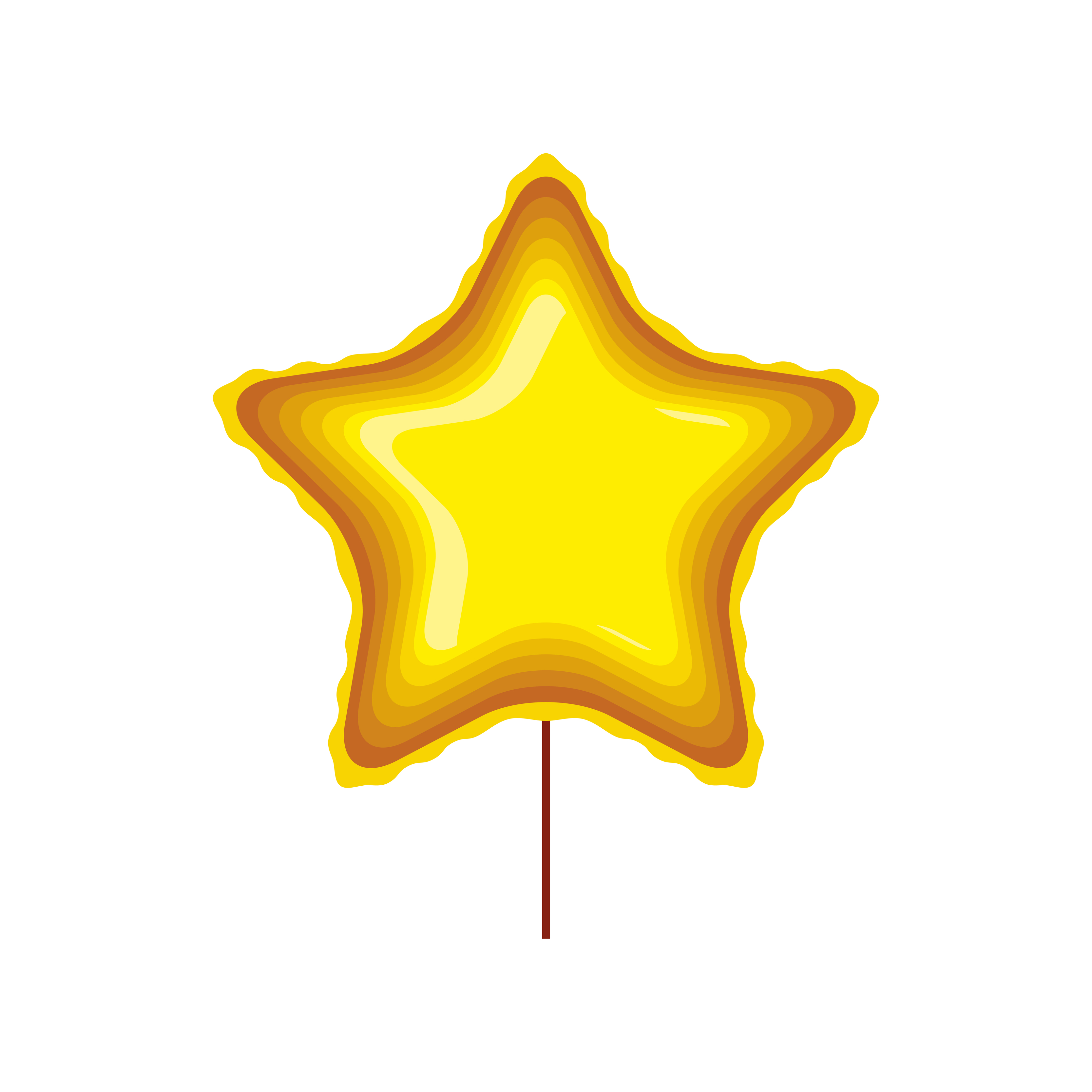 golden star icon 4231906 Vector Art at Vecteezy