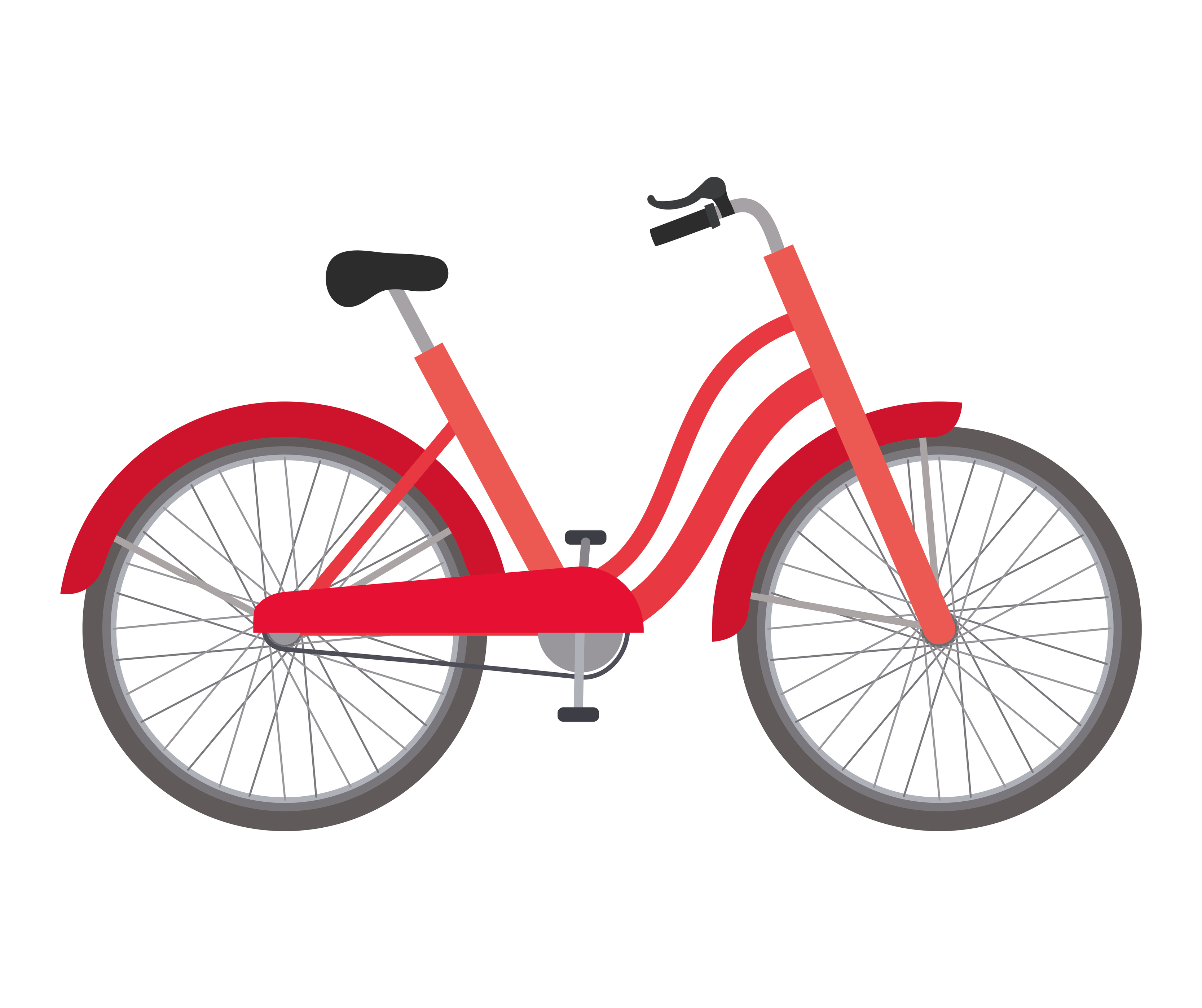 red bike design 4231907 Vector Art at Vecteezy