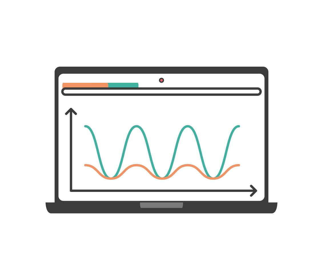 data digital analysis vector