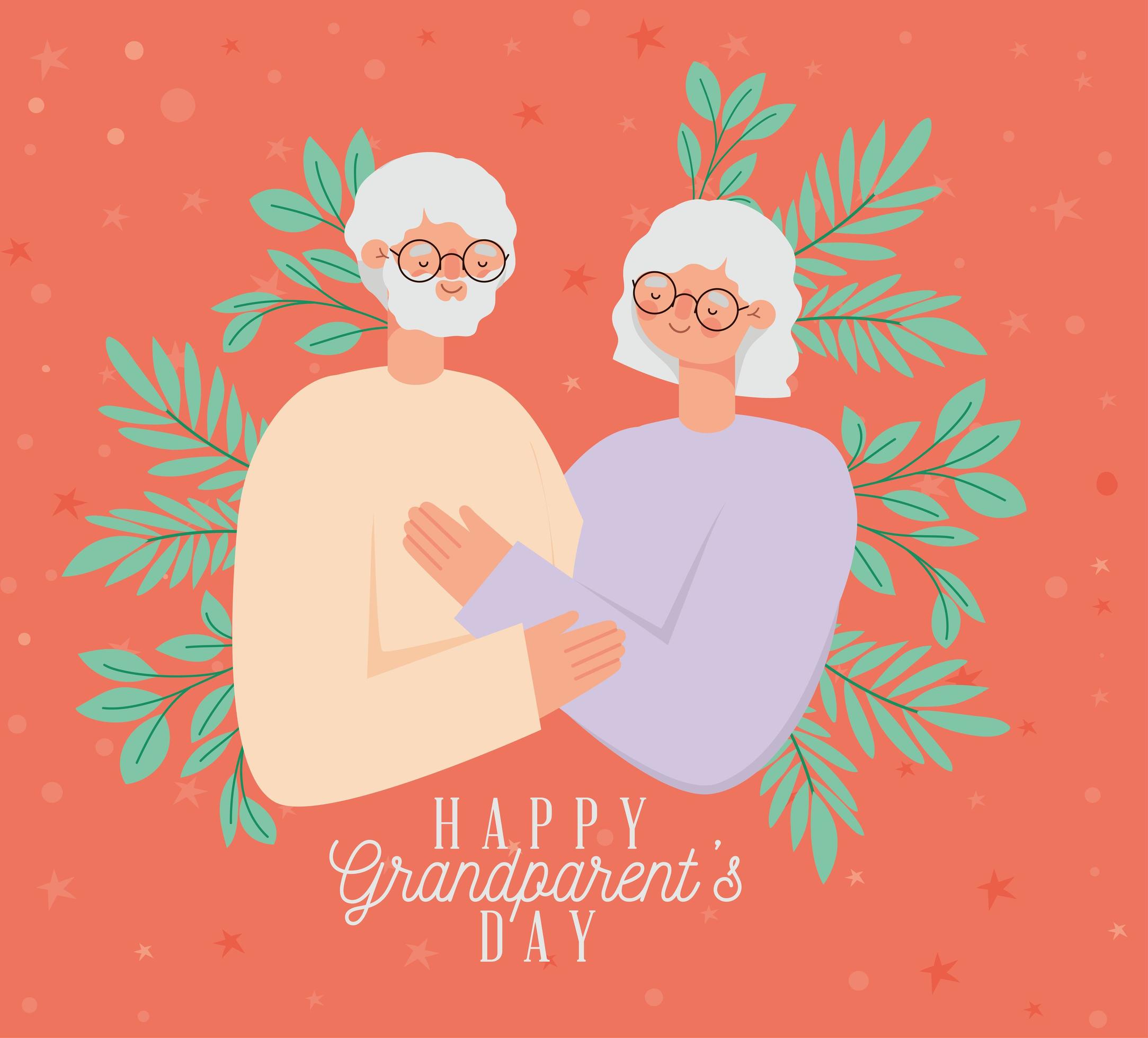 grandparent day card 4231921 Vector Art at Vecteezy