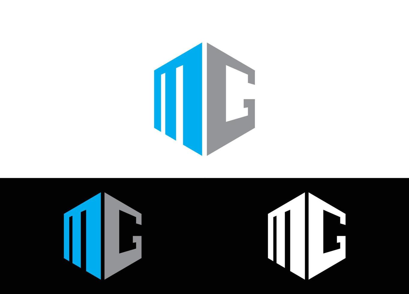 Initial Letter MC Logo or Icon Design Vector Image Template
