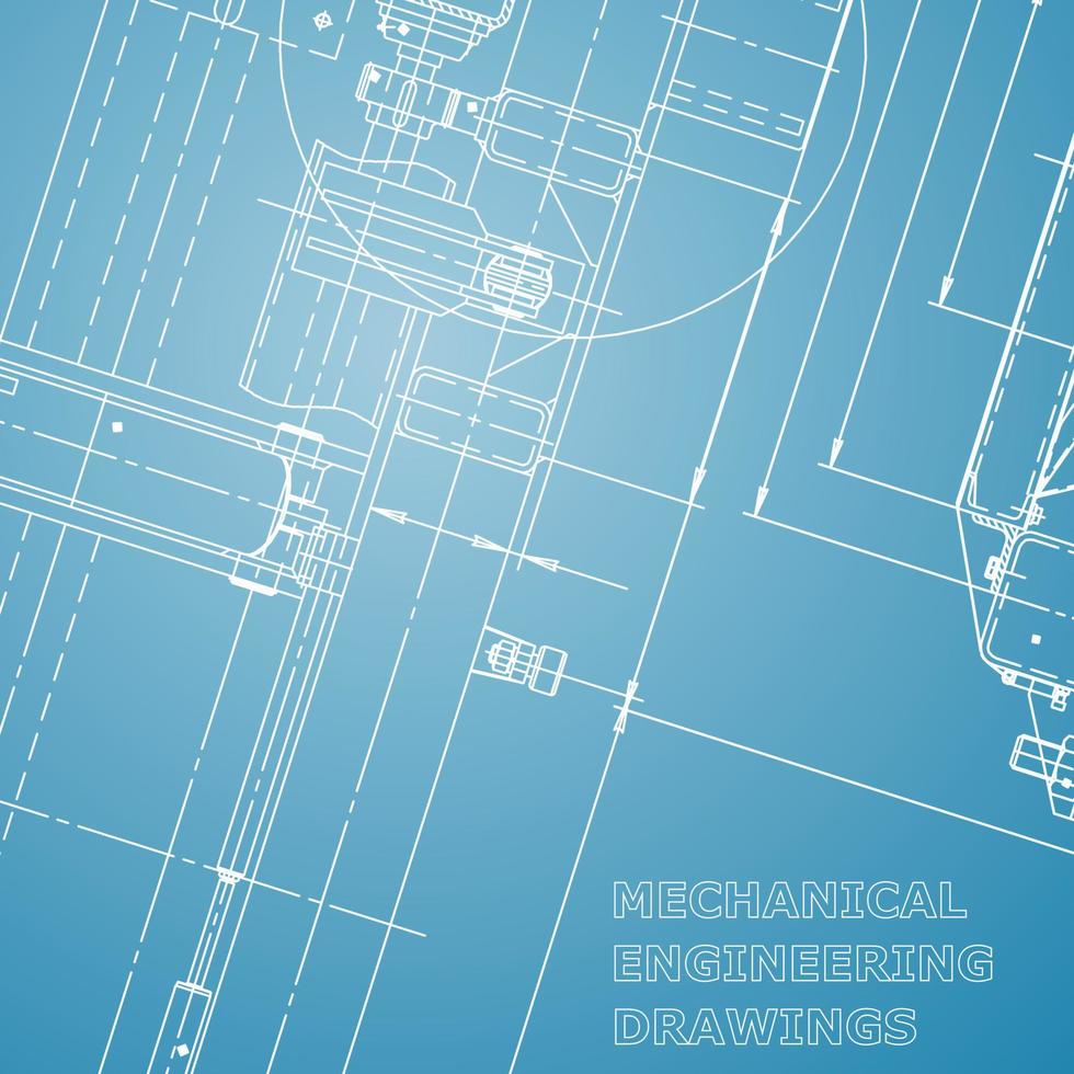 Computer aided design systems. Machine-building industry. Corporate Identity vector