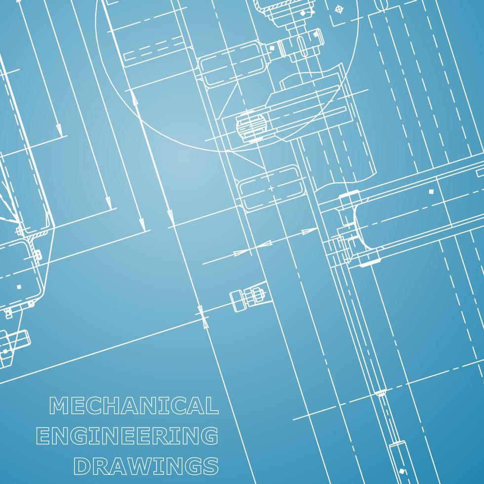 Computer aided design systems. Machine-building industry. Corporate Identity vector