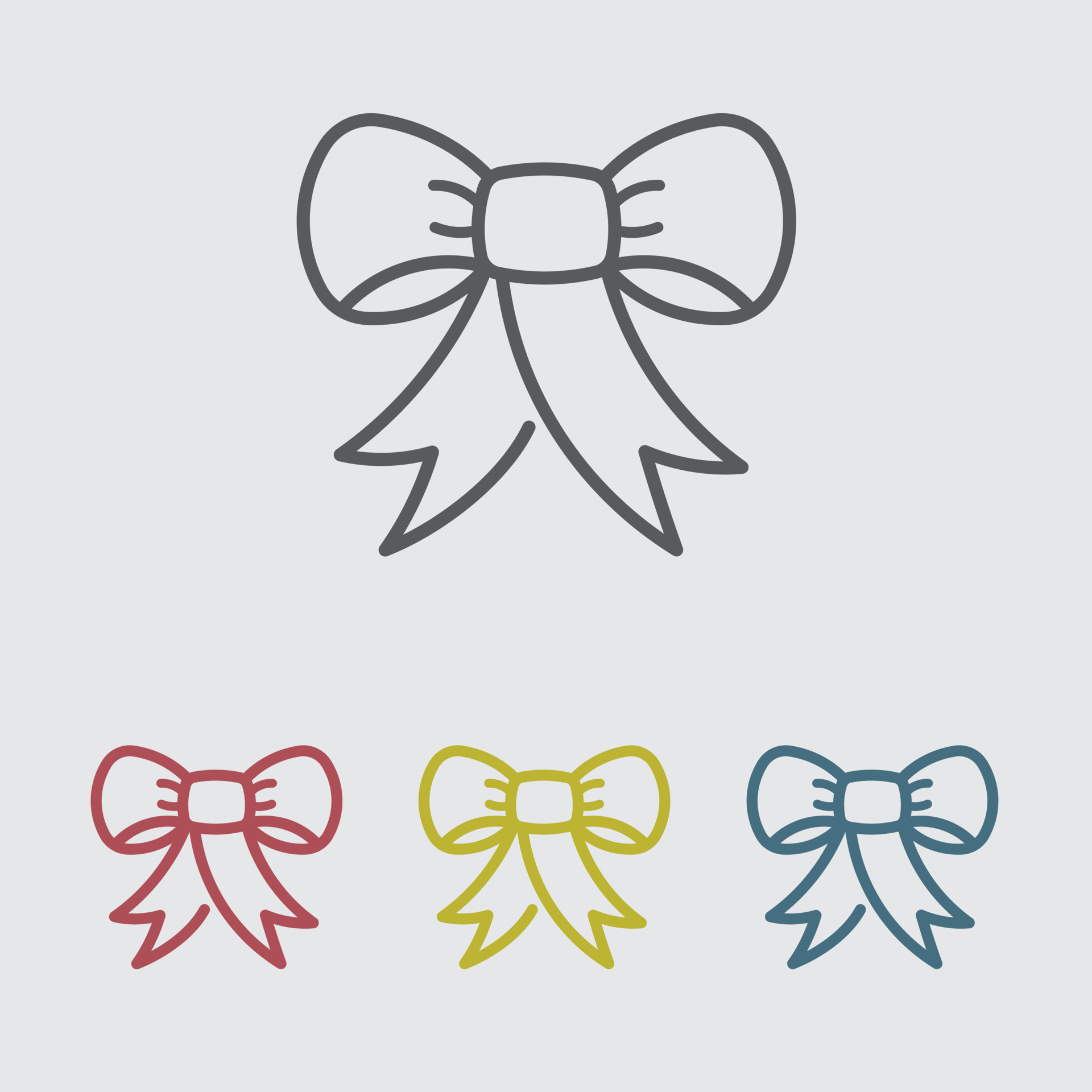 Ribbon line icons 4233268 Vector Art at Vecteezy