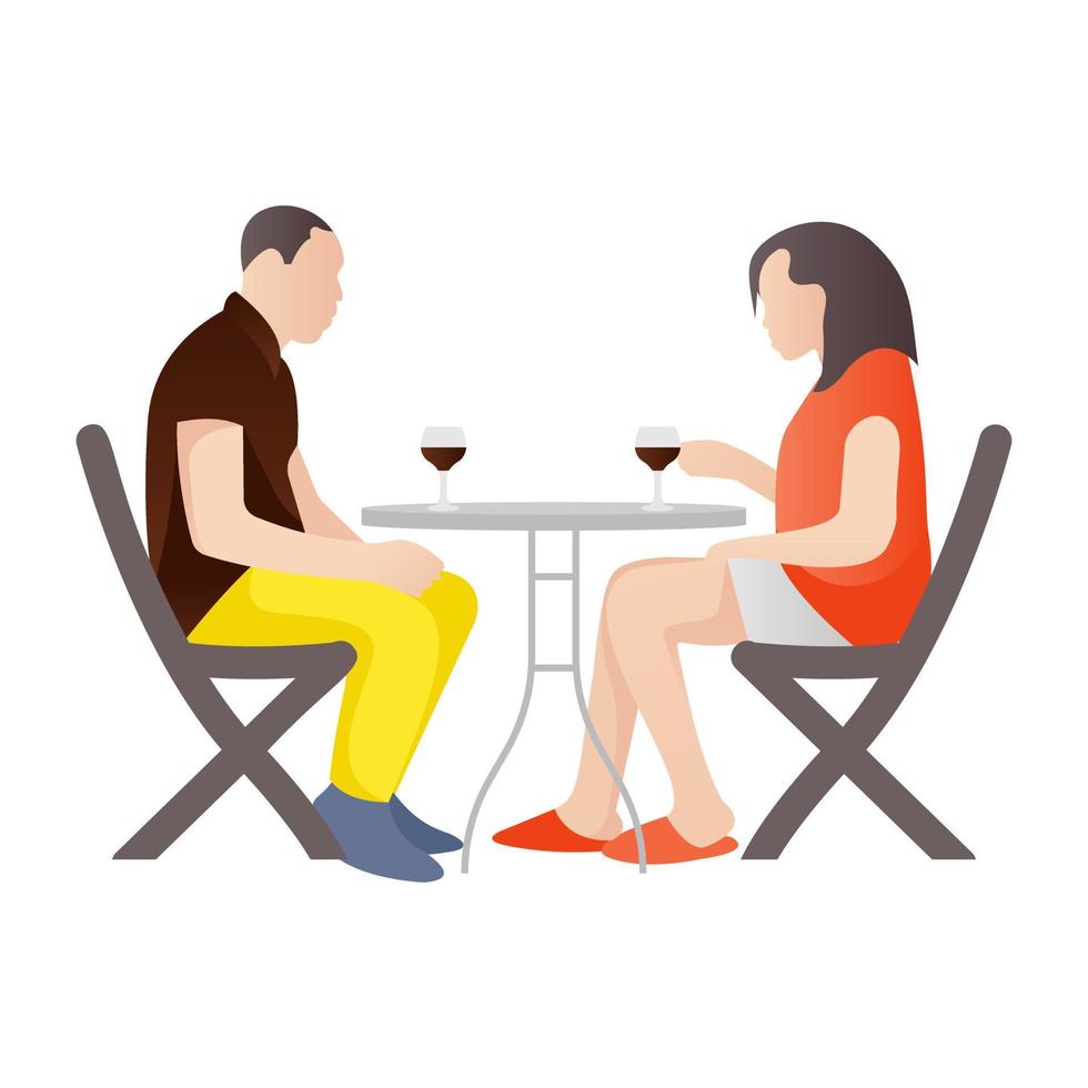 Trendy Meeting Concepts vector