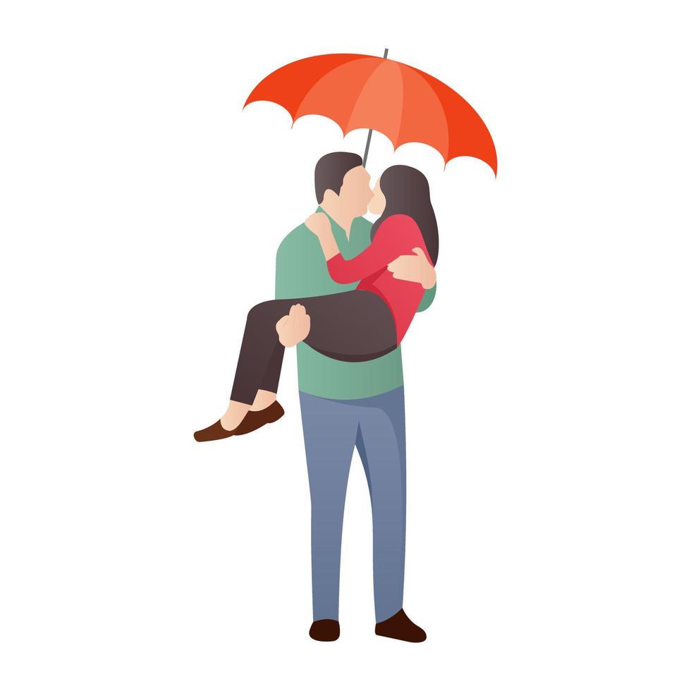 Happy Lovers Concepts vector