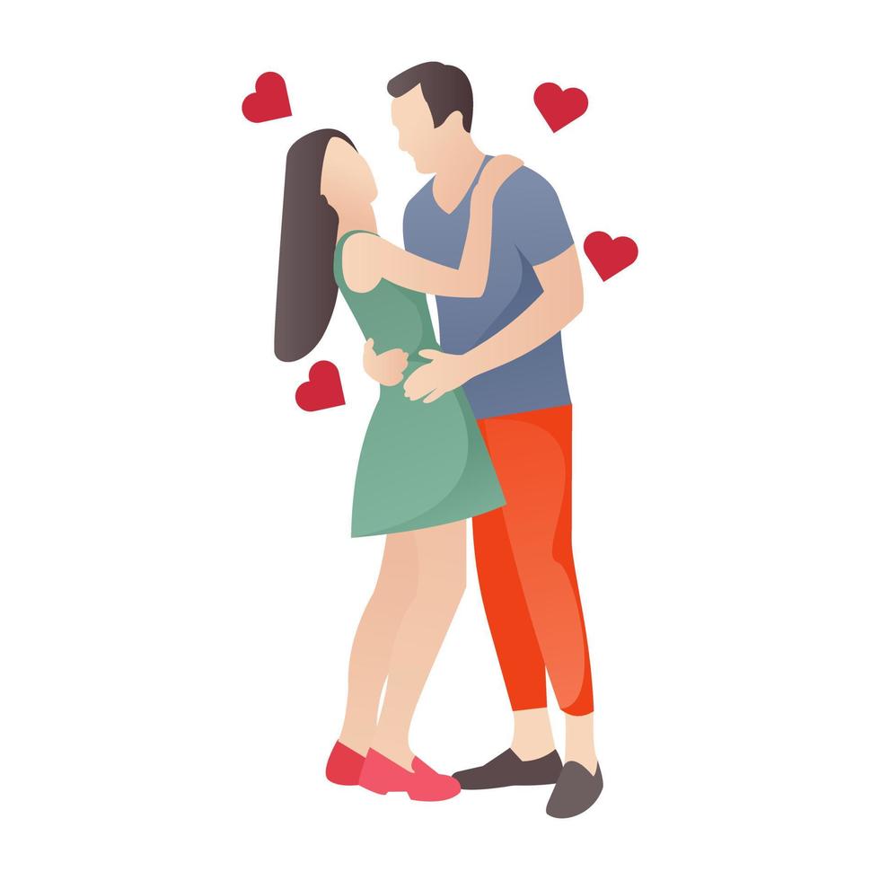 Couple Romance Concepts vector