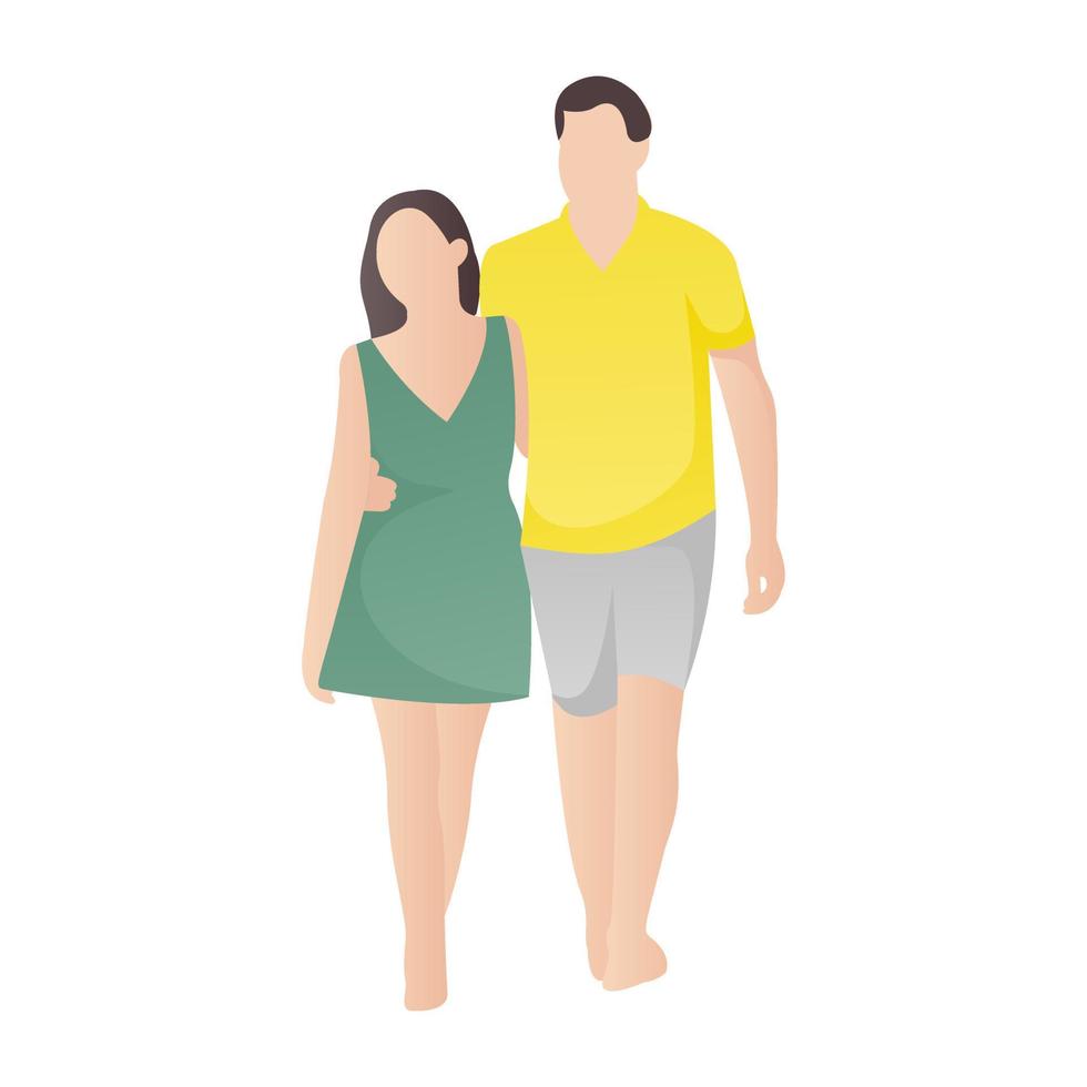 conceptos de pareja casada vector