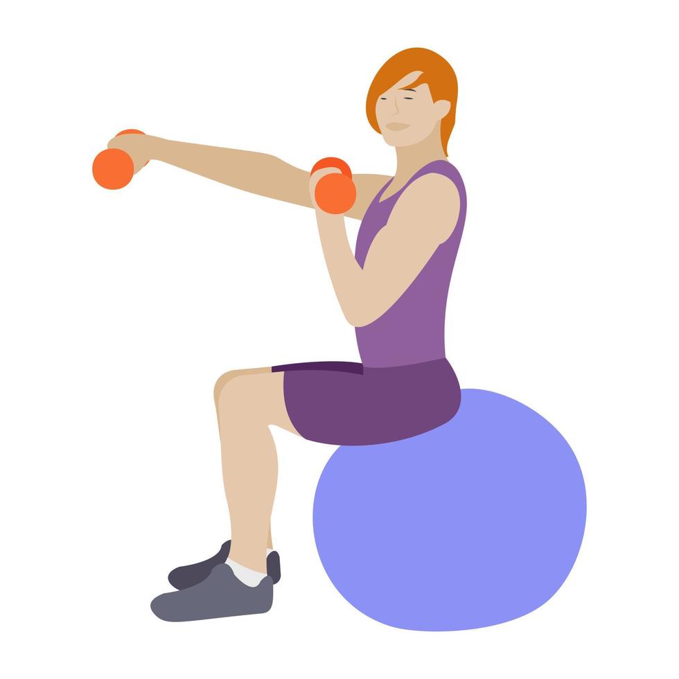 Workout Exercise Concepts vector