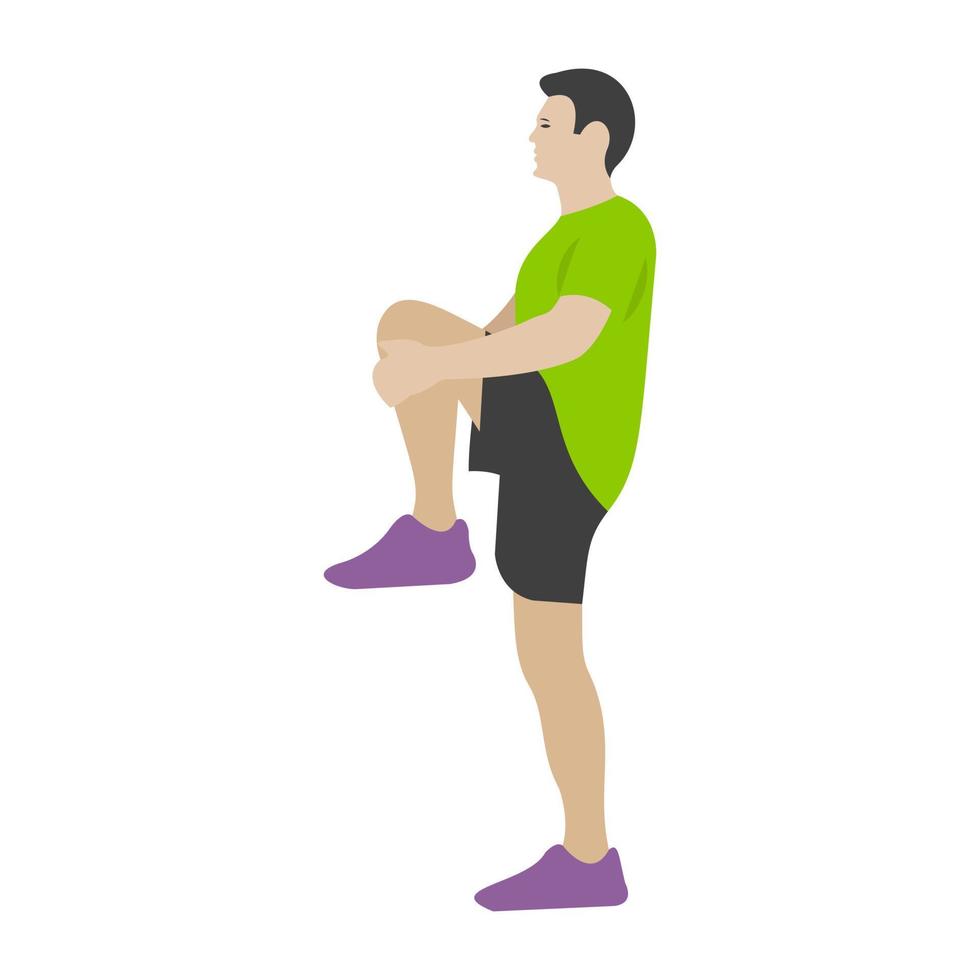 Stretch Muscle Exercise vector