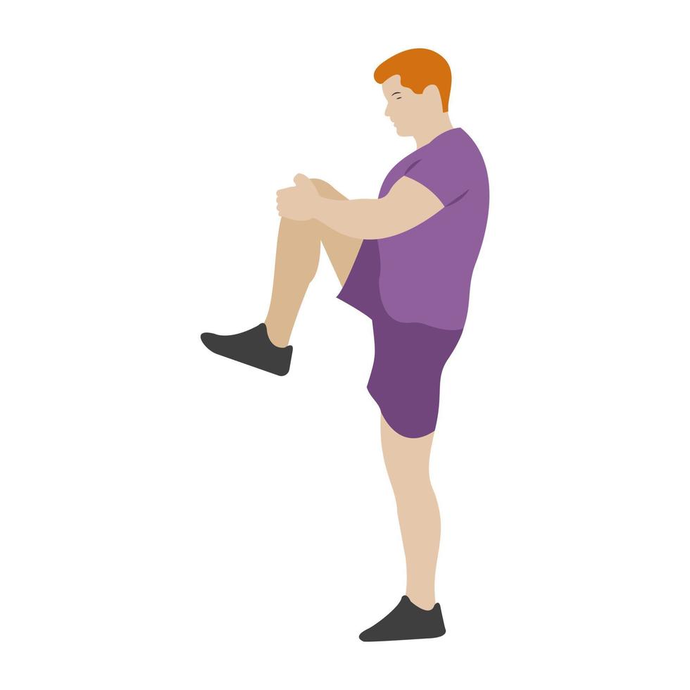 Stretch Muscle Exercise vector