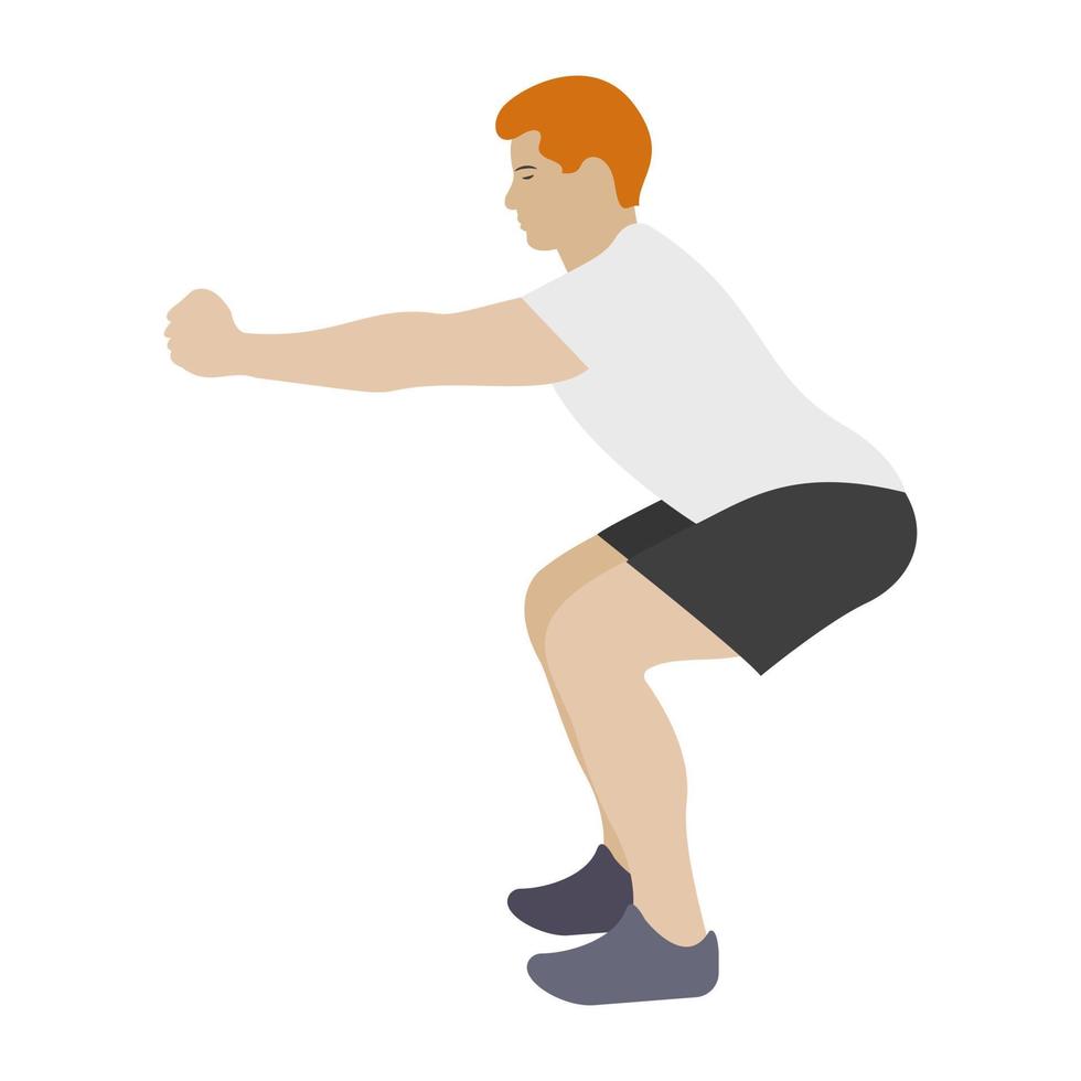 Stretch Muscle Exercise vector