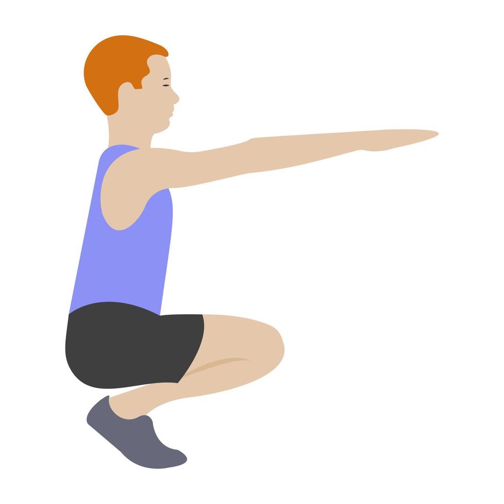 Stretch Muscle Exercise vector