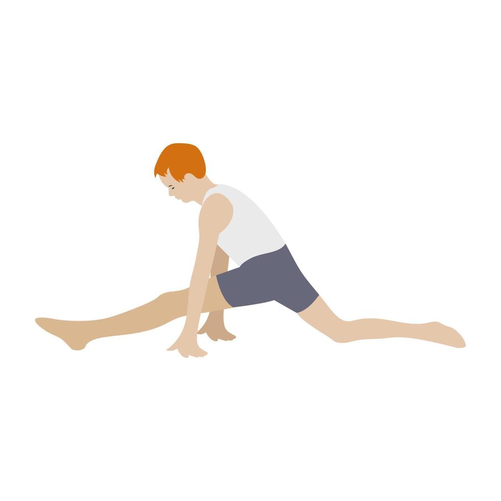 Stretch Muscle Exercise vector