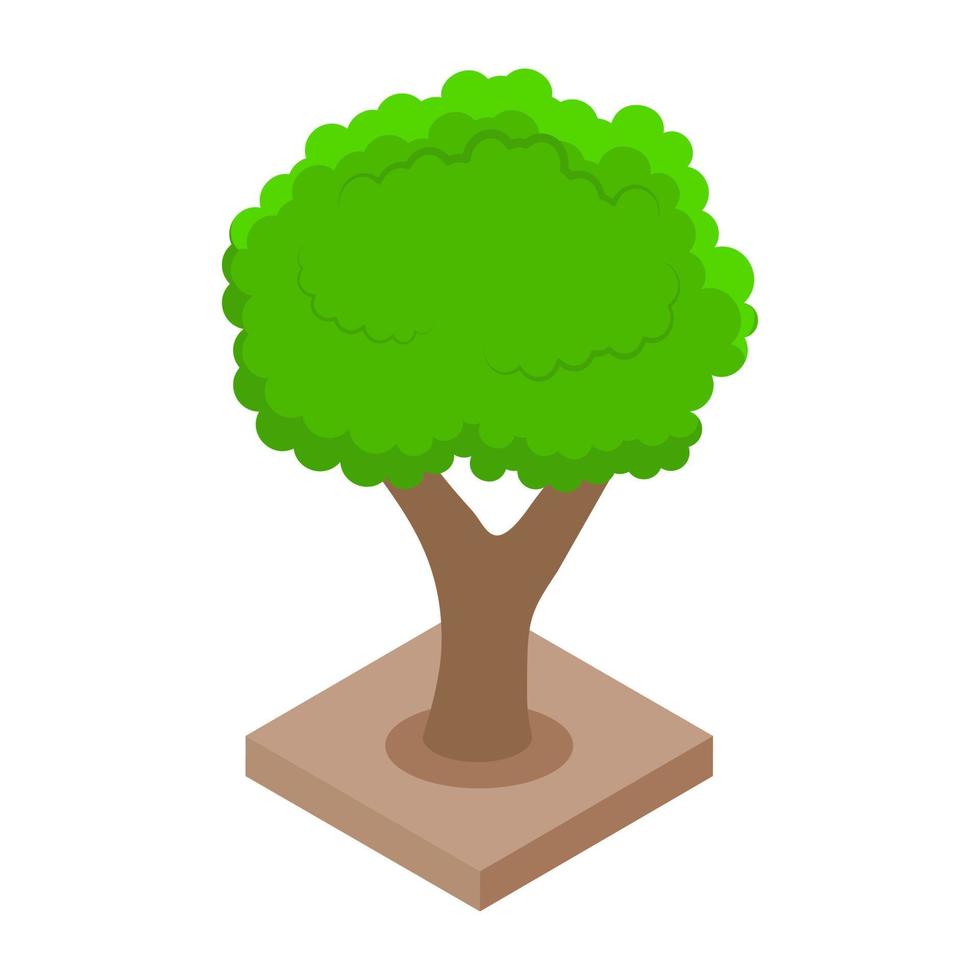 Trendy Tree Concepts vector