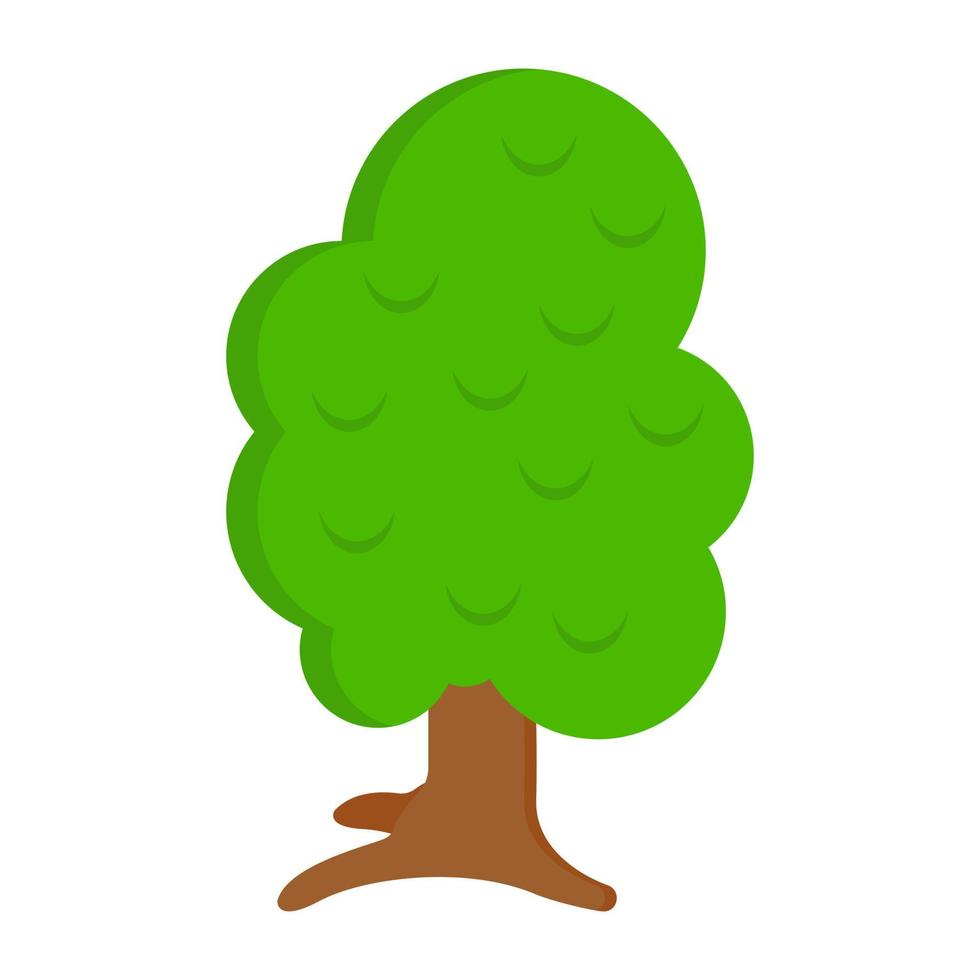 Trendy Tree Concepts vector