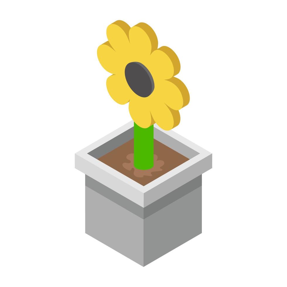 Pot Plant Concepts vector