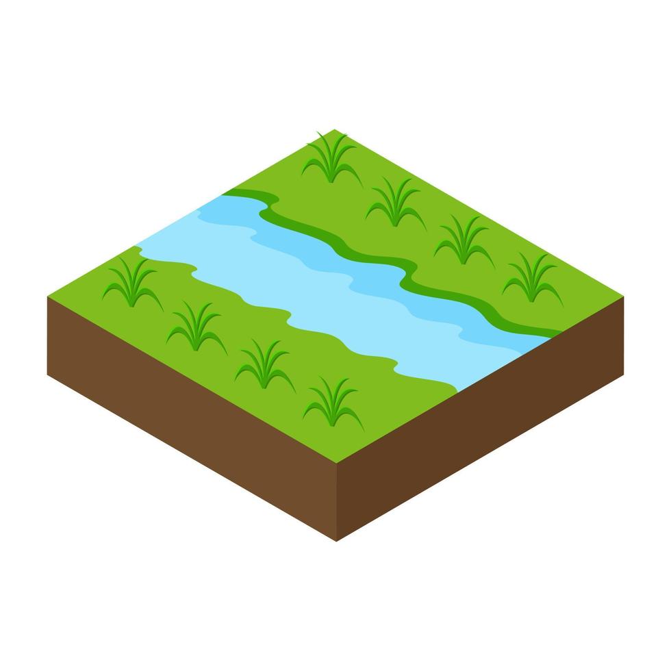 Trendy Land Concepts vector