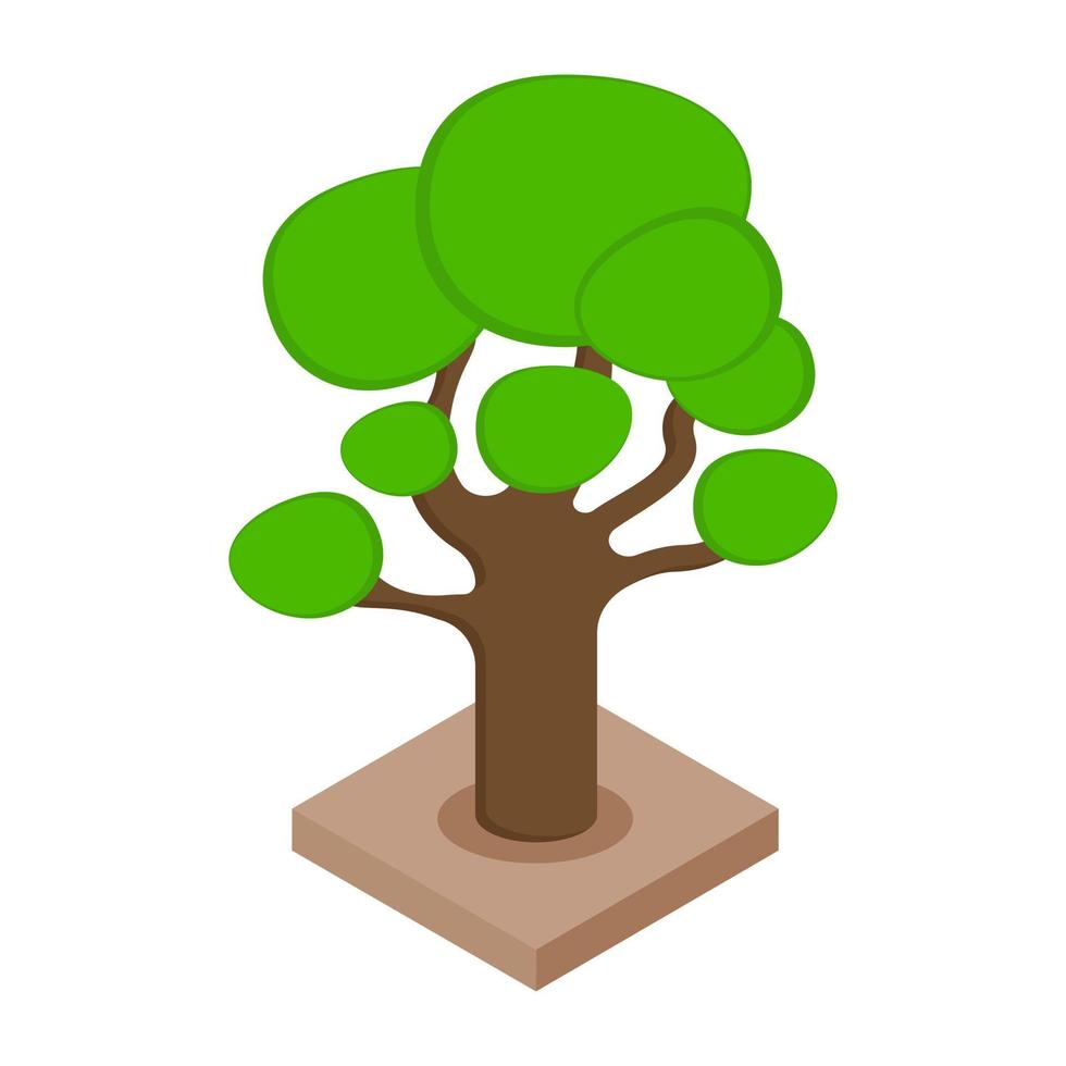Trendy Tree Concepts vector