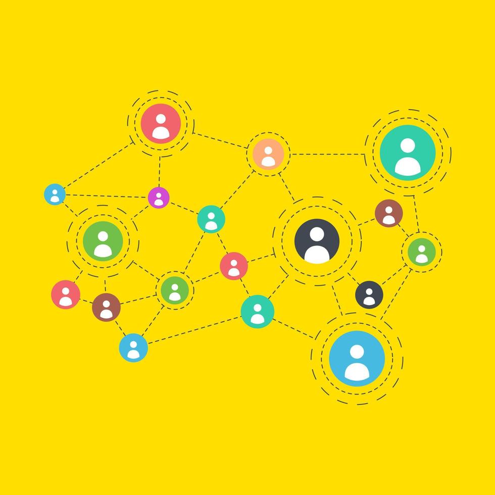 Social Networking Concepts vector