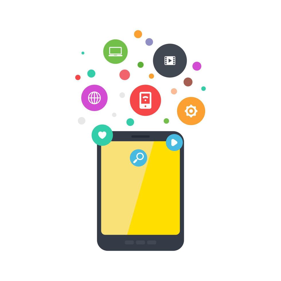 Mobile Communication Concepts vector