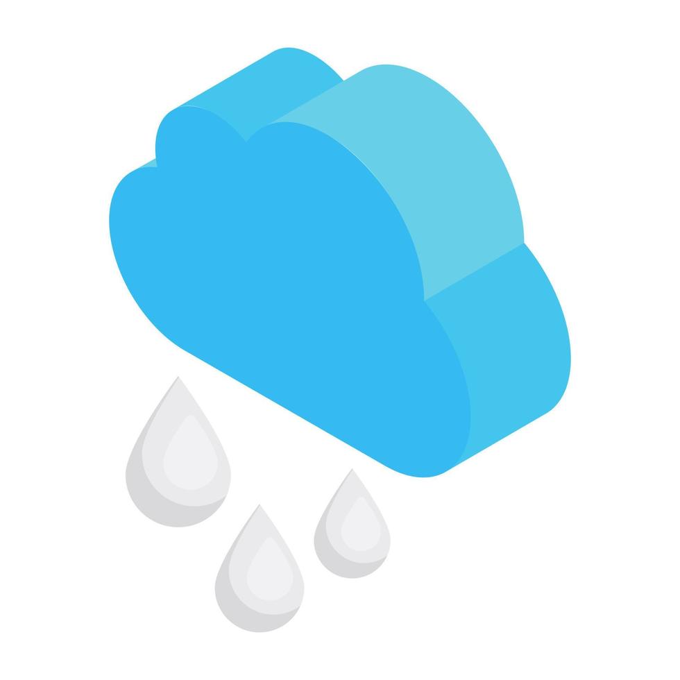 Trendy Rainy Concepts vector