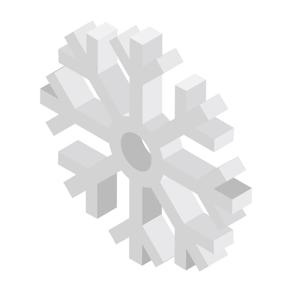 Trendy Snowflake Concepts vector