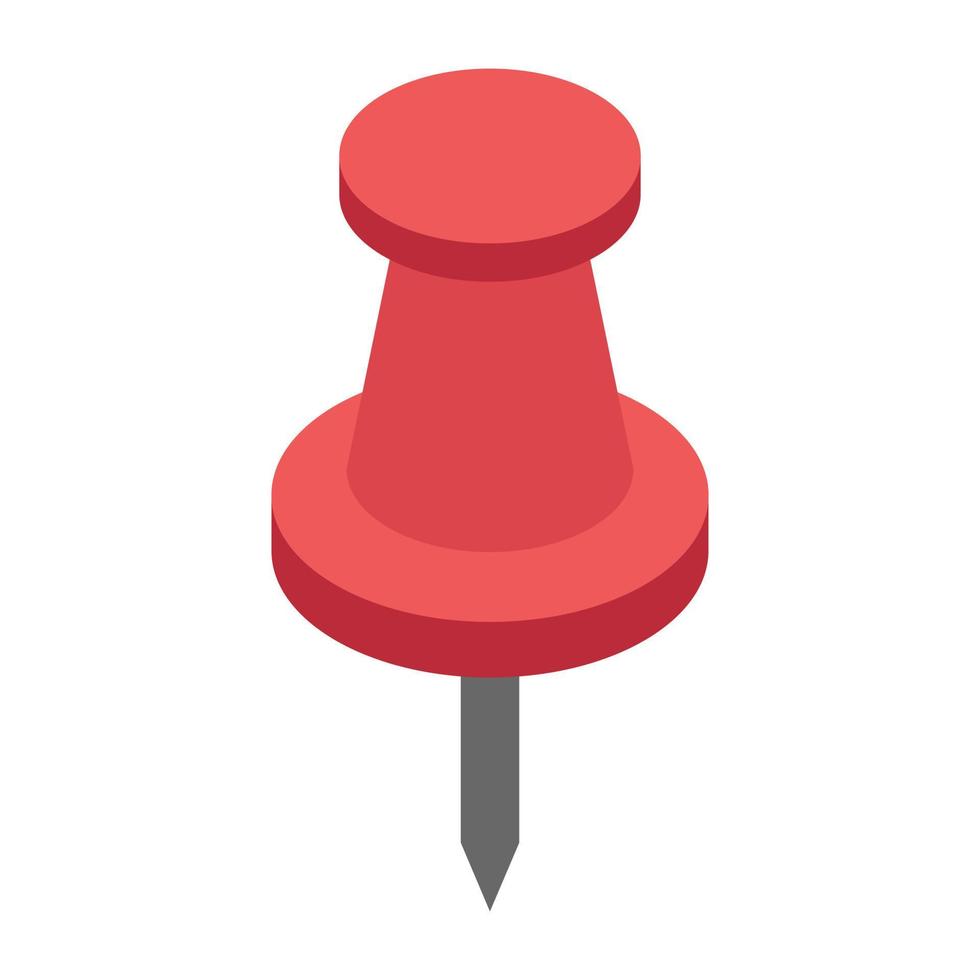Trendy Pushpin Concepts vector