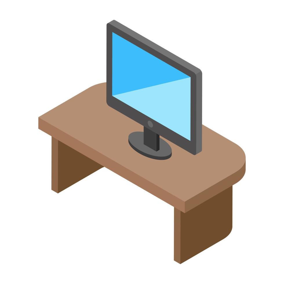 Computer Table Concepts vector