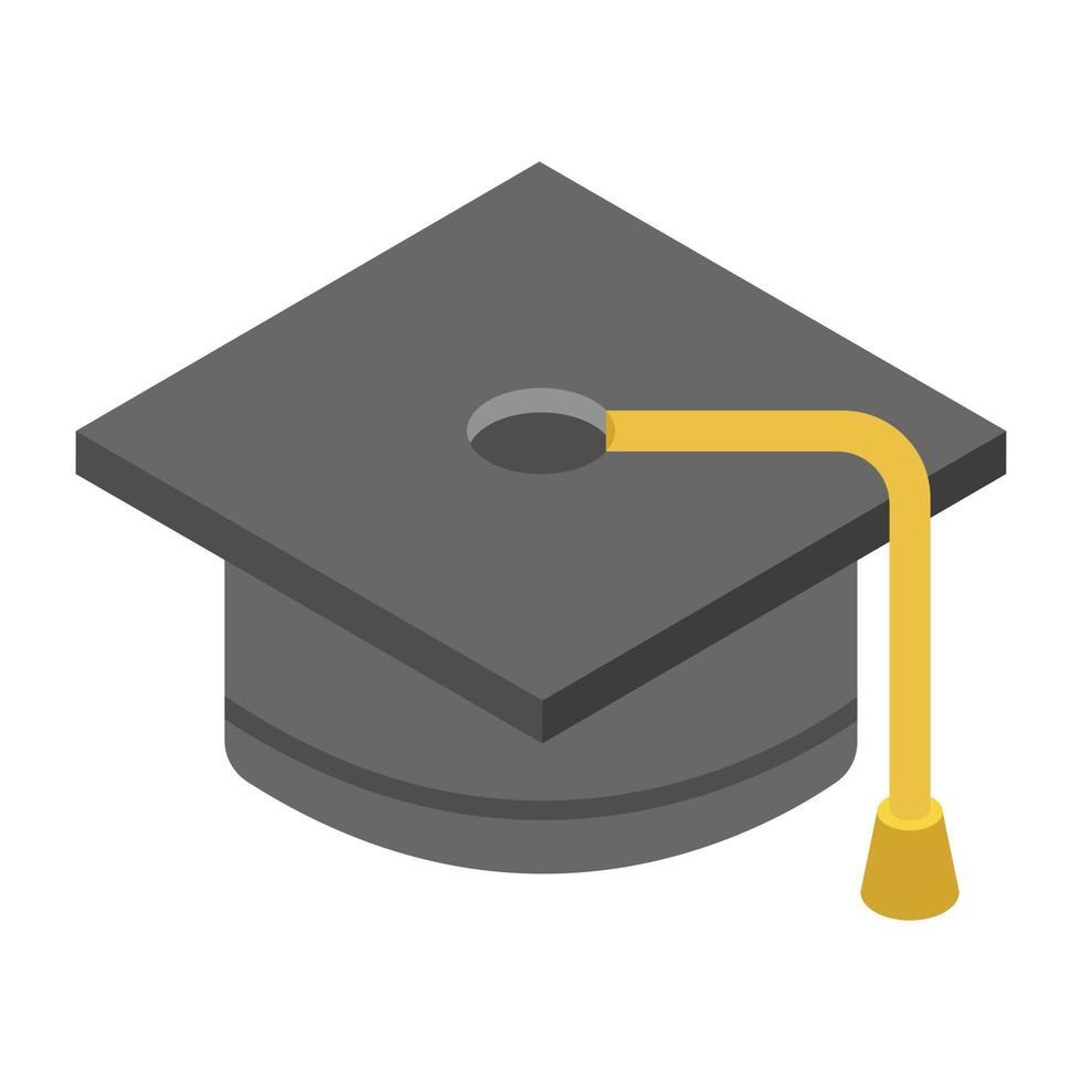 Trendy Mortarboard Concepts vector