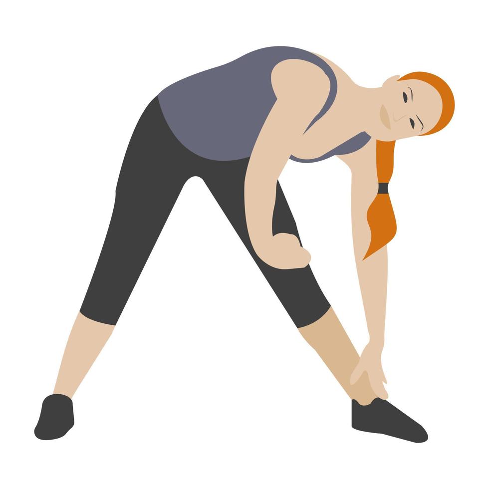 Stretch Muscle Exercise vector