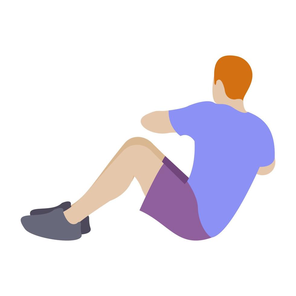 Stretch Muscle Exercise vector