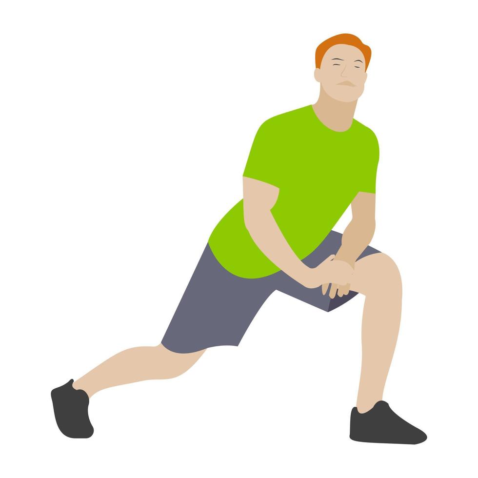 Stretch Muscle Exercise 4234281 Vector Art at Vecteezy