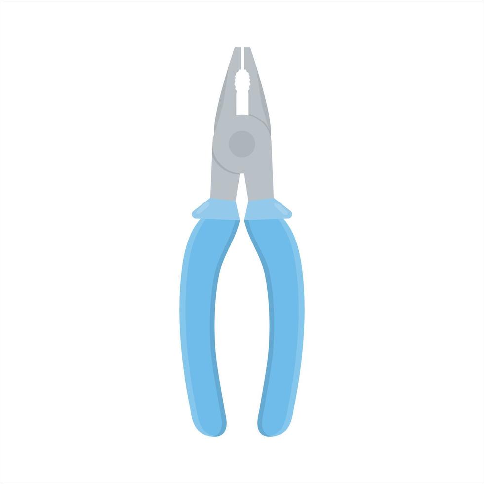 Pliers tool icon. vector