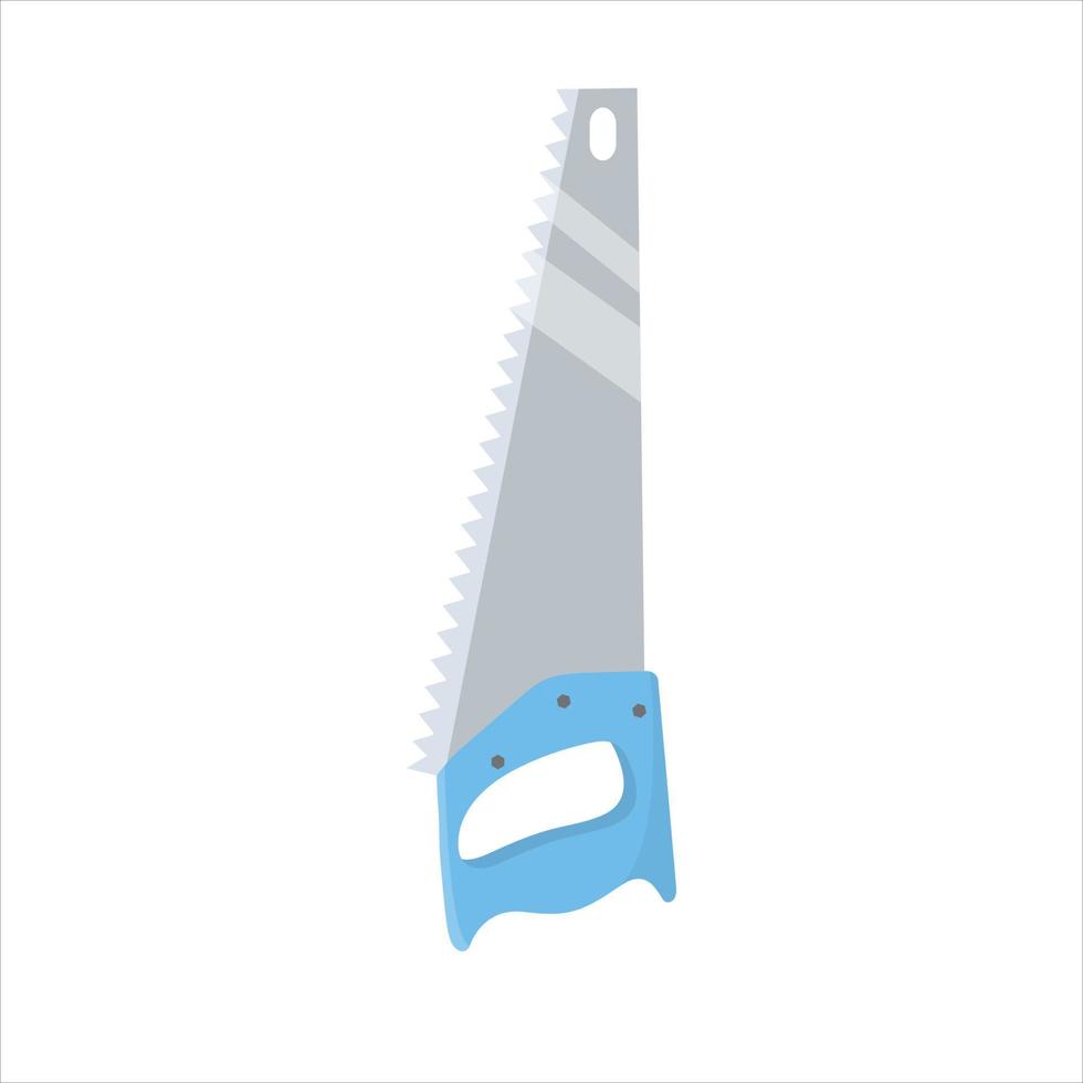 Agricultural tool - saw. vector