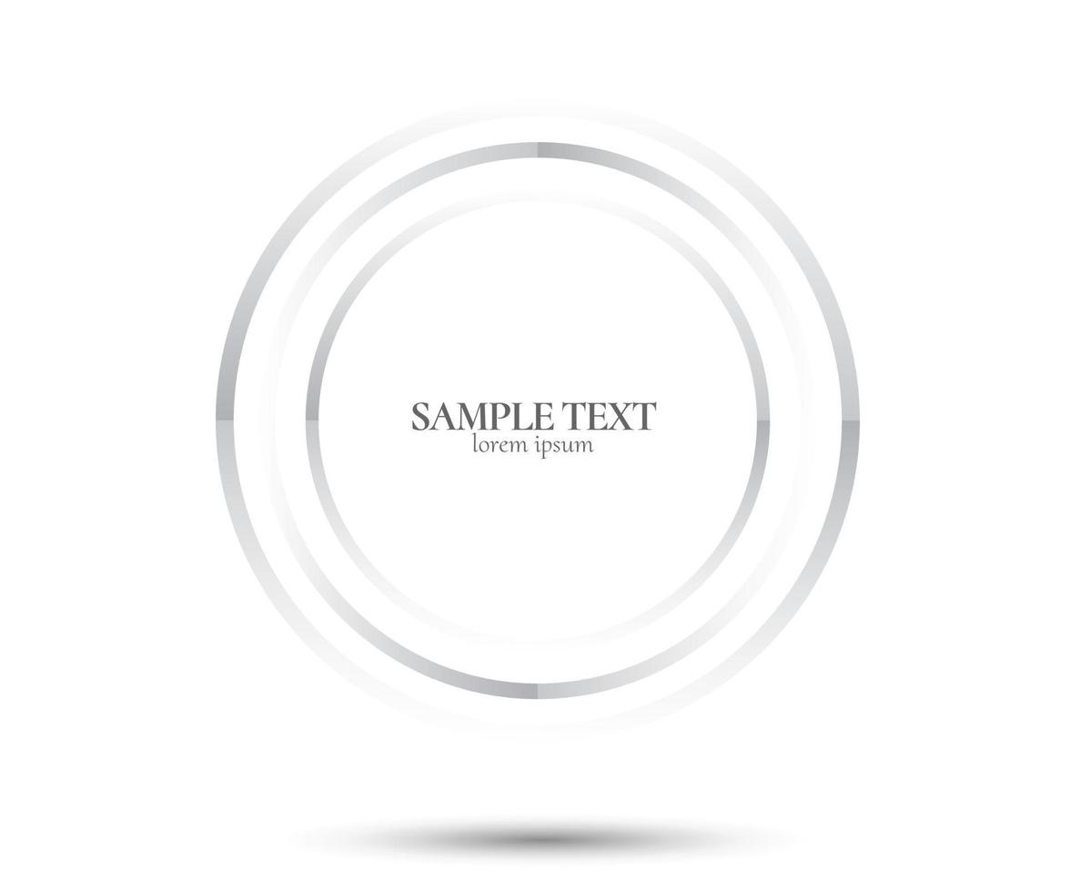 Abstract Lines in Circle Form. Geometric shape, Striped Spiral vector