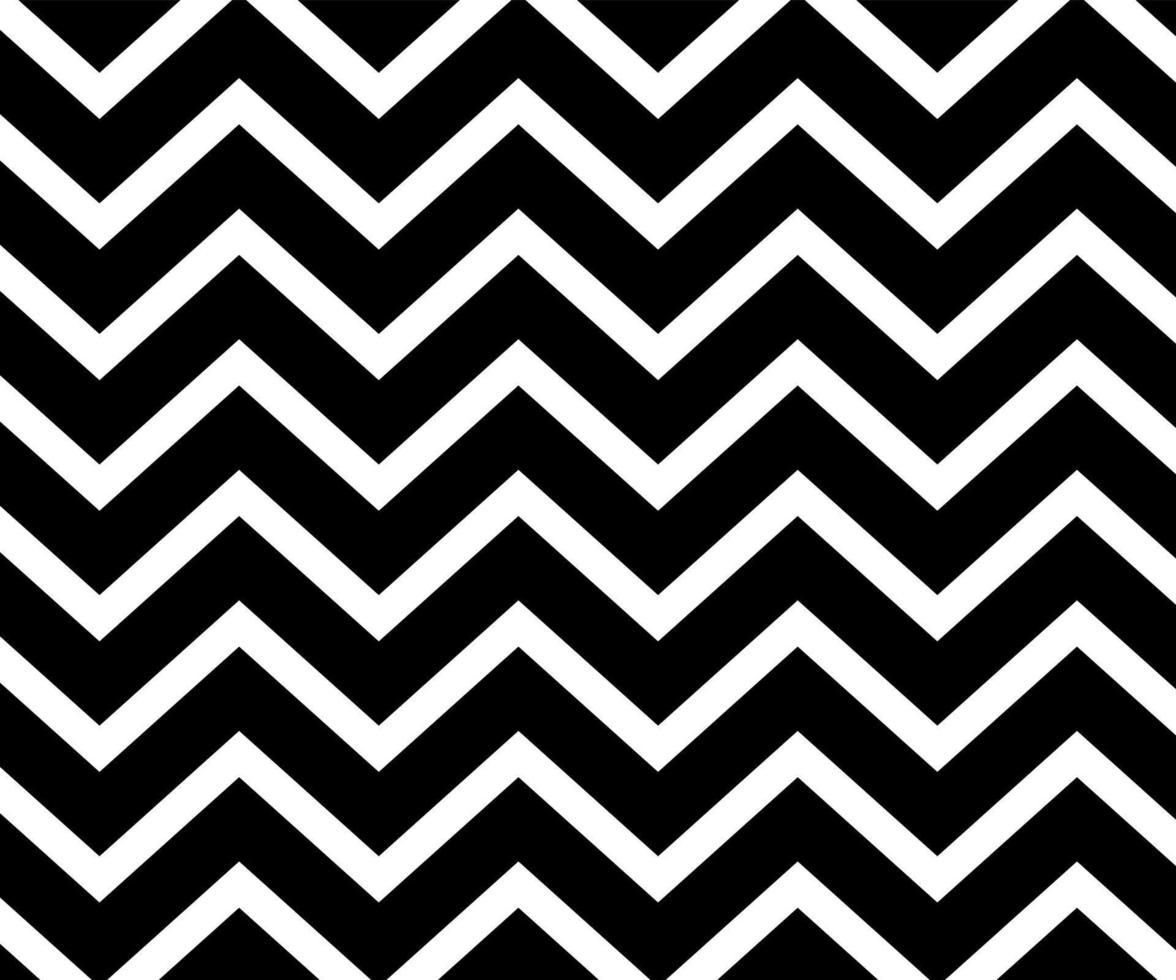 Black and white zigzag chevron pattern. Simple and modern vintage background. web design, greeting card, textile, Eps 10 vector illustration