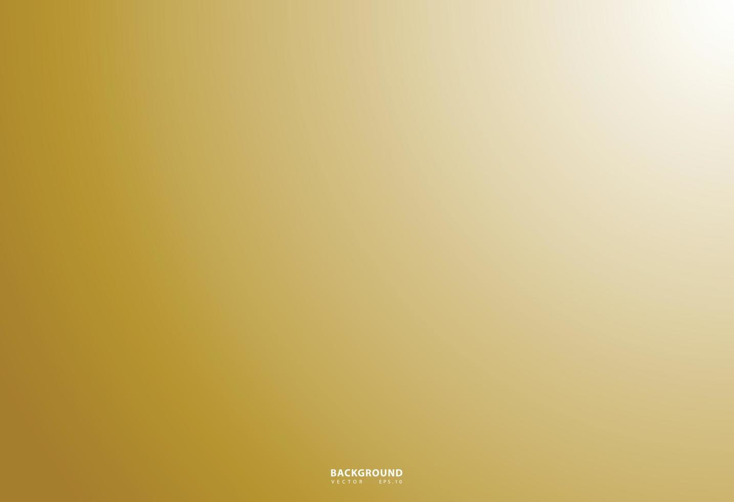 Vector gold blurred gradient style. Abstract luxury background illustration wallpaper