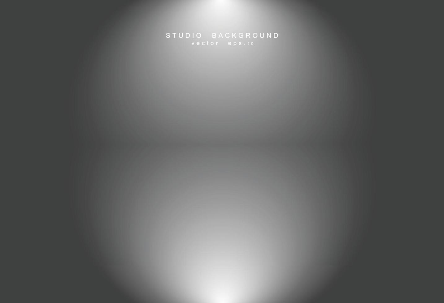 Empty white grey gradient studio room background. backdrop light interior with copyspace for your creative project, Vector illustration EPS 10