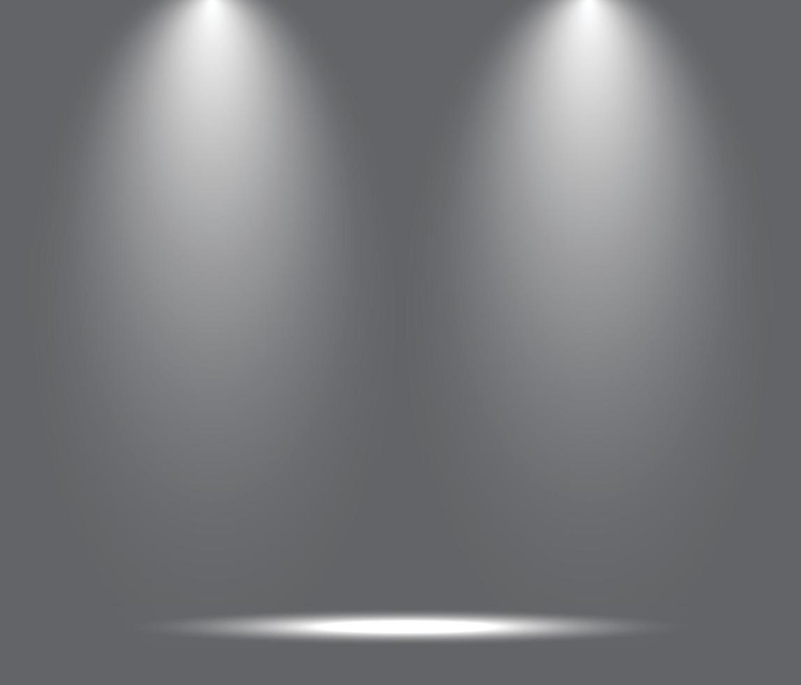 Empty studio room background. vector