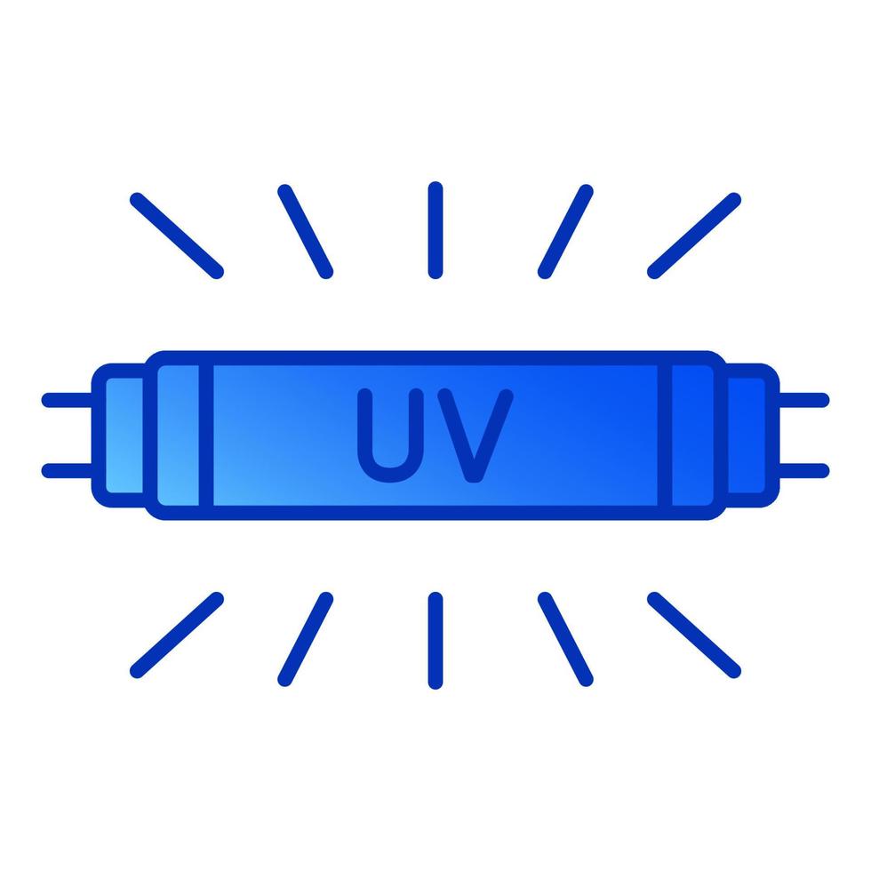 lámpara uv bactericida. Dispositivo médico antimicrobiano para el hogar, clínica, hospital. Lámpara de desinfección de luz ultravioleta. irradiación germicida ultravioleta. luz ultravioleta vector