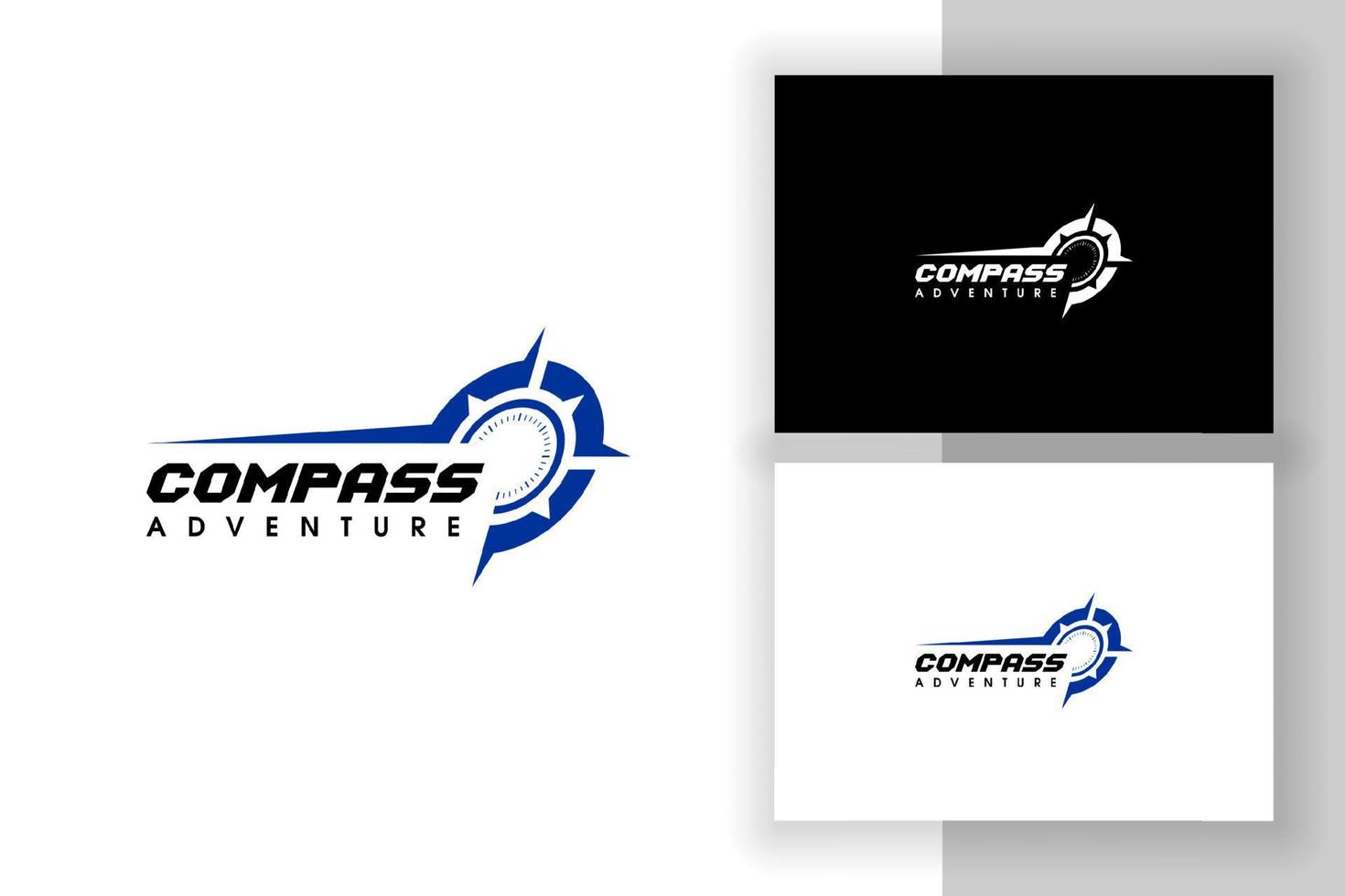 adventure logo design compass icon symbol vector