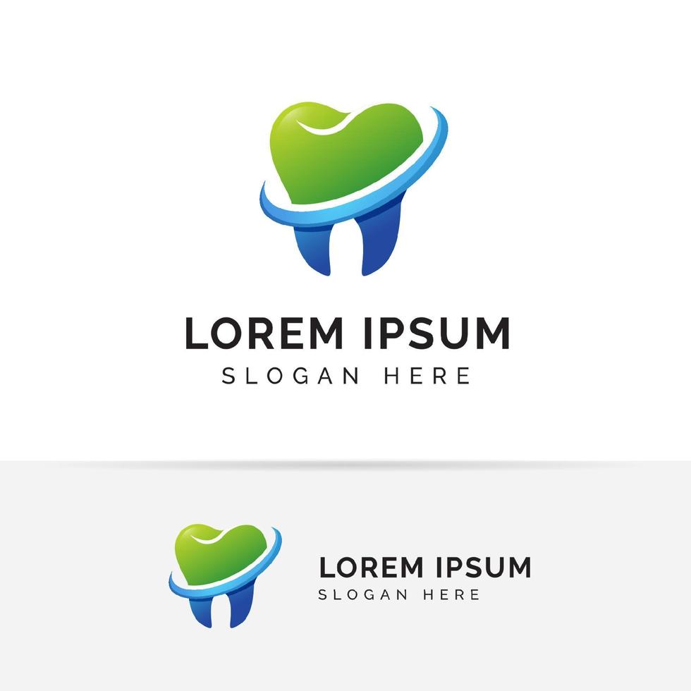 dental logo template. dental care icon symbol designs vector