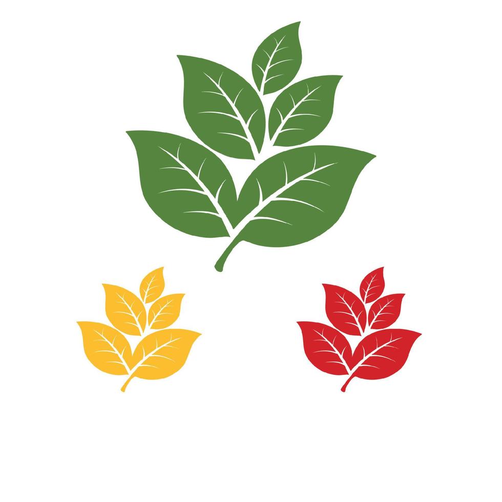 nature green leaf element vector icon. green leaves vector symbol design