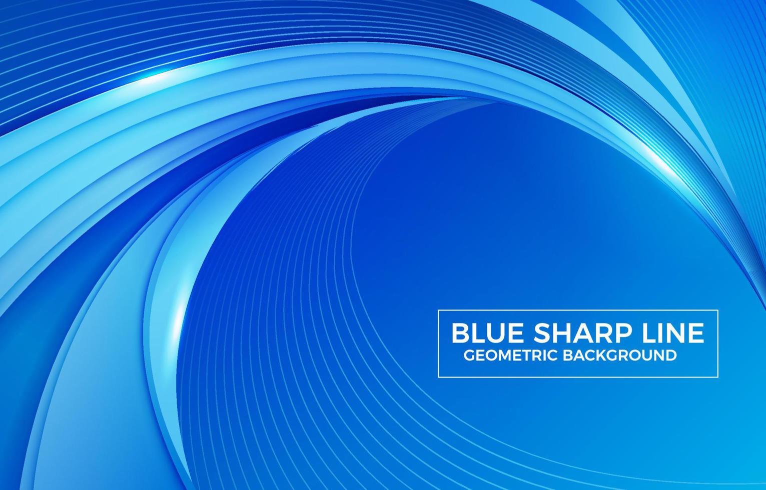 Modern Futuristic Blue Line Shaped Background 4236196 Vector Art at