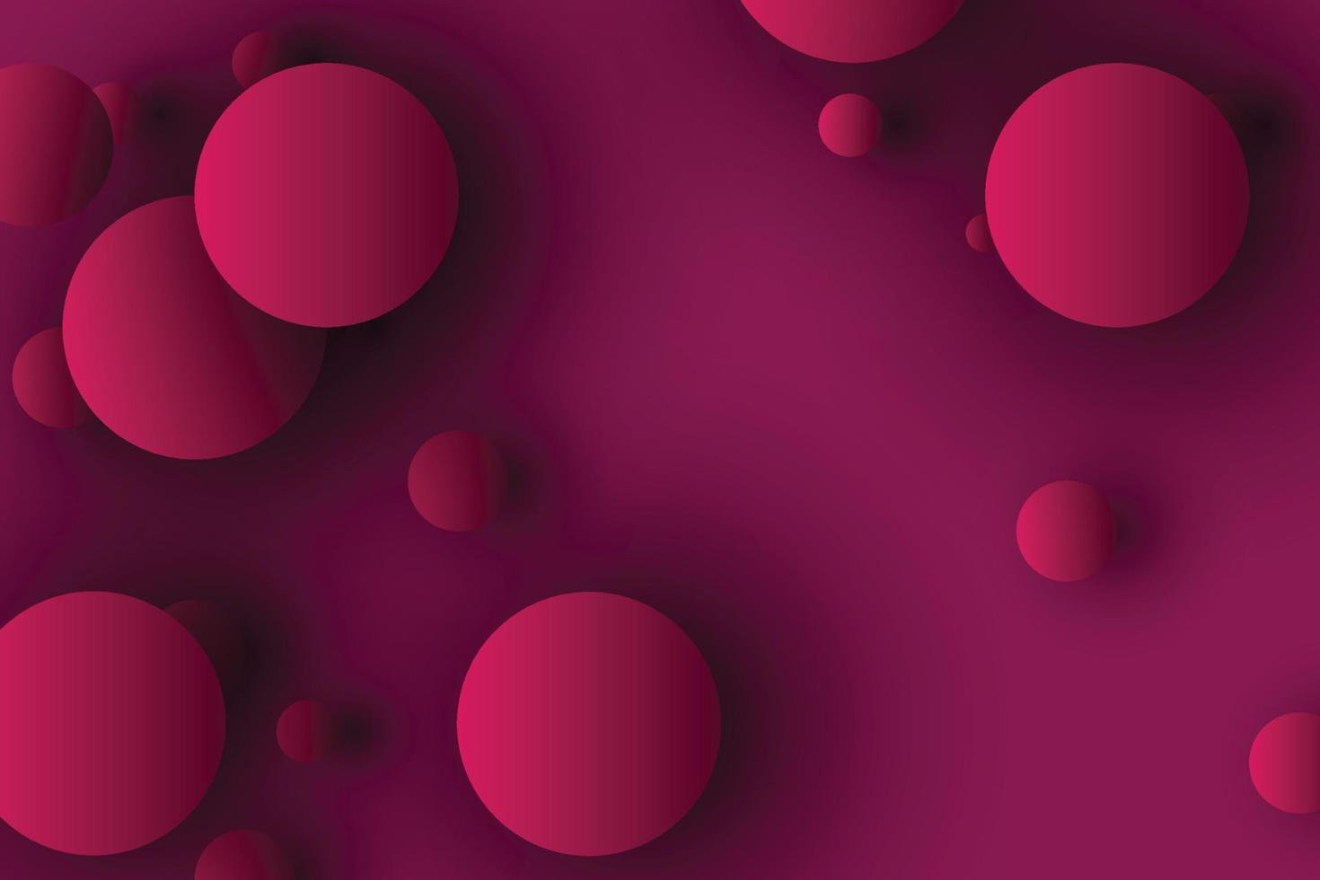 Pink golden ratio bubble background vector